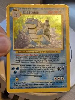 Blastoise Holo 2/102 Base Set Unlimited 1999 WOTC Pokemon TCG Card - HP - Image 2