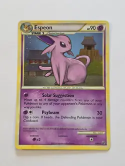 Espeon 2/90 Undaunted Cosmos Rare Holo Pokemon Card 2010 - Excellent - Image 1