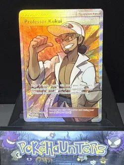 Pokemon Card Professor Kukui 148/149 Sun & Moon Full Art Trainer Near Mint - Image 1