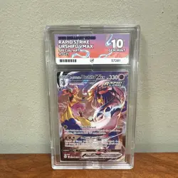 ACE 10 Rapid Strike Urshifu VMAX Tg21/Tg30 Pokemon Card Brilliant Stars GEM MINT - Image 1