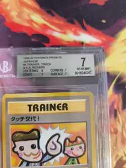 Pokemon Card Trainer Picasso Touch change 1997 Promo Japanese BGS Beckett 7 - Image 4