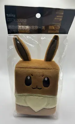 Pokemon Card Game Plush Deck Case Eevee Pokemon Center Original NEW - UK Postage - Image 1
