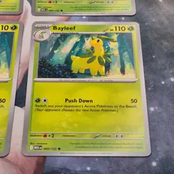 4x Bayleef 009/132 Mega Evolution Pokemon TCG Near Mint Card Playset NM MEG - Image 5