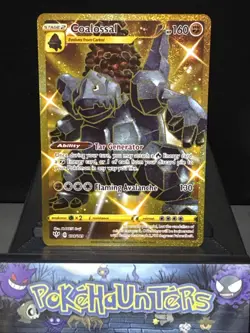 Pokemon Card Coalossal 198/189 Secret Rare Gold Darkness Ablaze Near Mint - Image 1