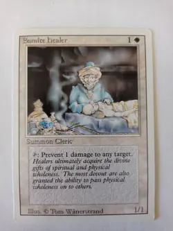 MTG MAGIC 1994 - SAMITE HEALER - SUMMON CLERIC - REVISED EDITION - ENG - Image 1