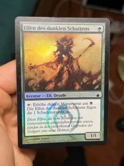 GERMAN Foil • Elves Of Deep Shadow • Ravnica City Of Guilds • Mtg (1689) - Image 1