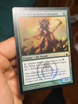 GERMAN Foil • Elves Of Deep Shadow • Ravnica City Of Guilds • Mtg (1689) - Image 3