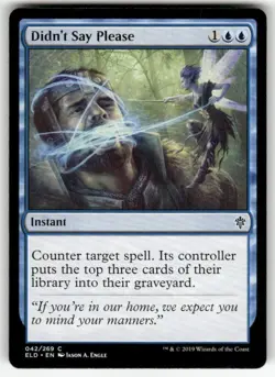DIDN'T SAY PLEASE #42 MTG THRONE OF ELDRAINE - Image 1