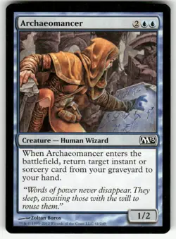 ARCHAEOMANCER #41 (COMMON) MTG MAGIC 2013 (M13) - Image 1