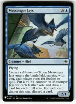 MESSENGER JAYS #35 (COMMON) MTG THE LIST REPRINTS - Image 1