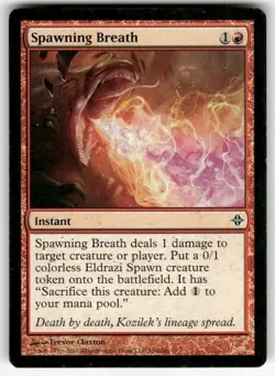 SPAWNING BREATH #164 (COMMON) MTG RISE OF THE ELDRAZI - Image 1