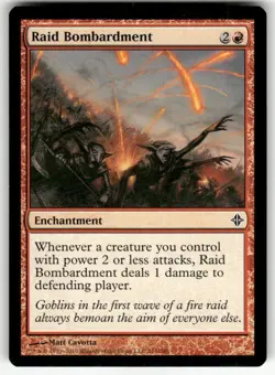 RAID BOMBARDMENT #161 (COMMON) MTG RISE OF THE ELDRAZI - Image 1