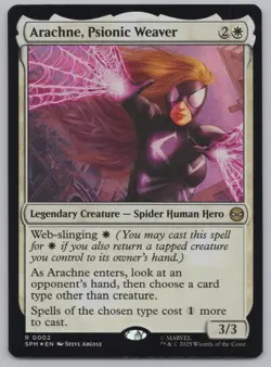 MTG - FOIL Arachne, Psionic Weaver - Marvel's Spider-Man (SPM) -r539 - Image 1