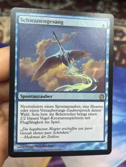 GERMAN OG Foil Swan Song • Theros • Nice Front / Back mp • Mtg (1785) - Image 1