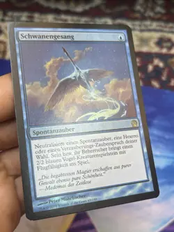 GERMAN OG Foil Swan Song • Theros • Nice Front / Back mp • Mtg (1785) - Image 2