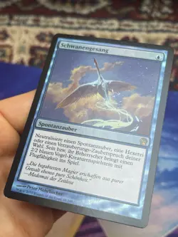 GERMAN OG Foil Swan Song • Theros • Nice Front / Back mp • Mtg (1785) - Image 3