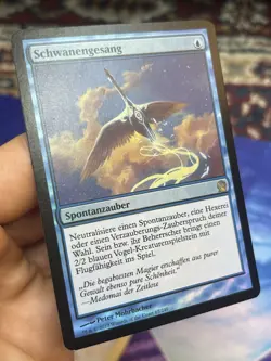 GERMAN OG Foil Swan Song • Theros • Nice Front / Back mp • Mtg (1785) - Image 4