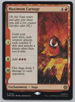 MTG - FOIL Maximum Carnage - Marvel's Spider-Man (SPM) -r538 - Image 1