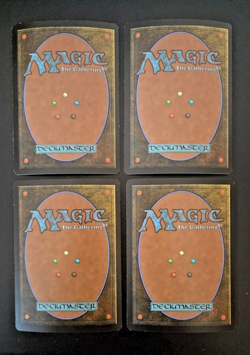PLAYSET MAGIC MTG LLANOWAR ELVES 4x Foil Gateways Promo - Image 2