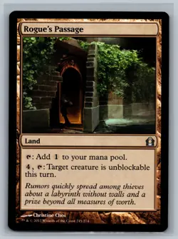 Magic The Gathering Return to Ravnica Rogue's Passage #245/274 MTG TCG CCG - Image 1