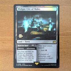 Midgar, City of Mako - Pre-release Foil Stamped Promo - Final Fantasy MTG - Image 1