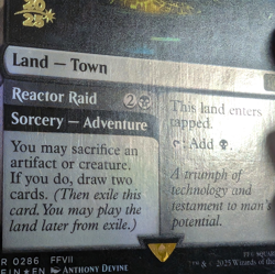 Midgar, City of Mako - Pre-release Foil Stamped Promo - Final Fantasy MTG - Image 3
