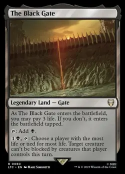🧙The Black Gate R 0080 LTC LTR Tales Of Middle Earth MTG - Image 1