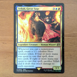 Tellah, Great Sage - Pre-release Foil Stamped Promo - Final Fantasy MTG - Image 1