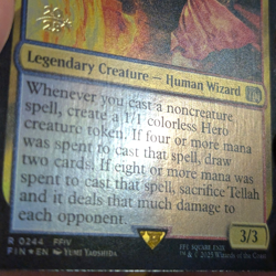 Tellah, Great Sage - Pre-release Foil Stamped Promo - Final Fantasy MTG - Image 3