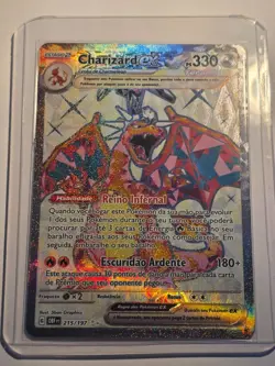 Charizard ex (OBF 215)●PORTUGUESE●ULTRA RARE●POKEMON●Obsidian Flames●NM●P030 - Image 1