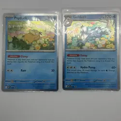 Pokemon TCG Mega Evolutions Psyduck + Golduck Promos MEP EN 007 + 008! - Image 1