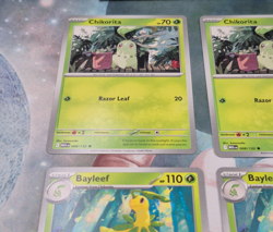 3x Chikorita 3x Bayleef 2x Reverse Holo Mega Evolution Pokemon TCG Near Mint - Image 4
