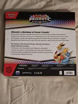 Pokemon Prismatic Evolutions Poster Collection Sealed Scarlet & Violet - Image 2