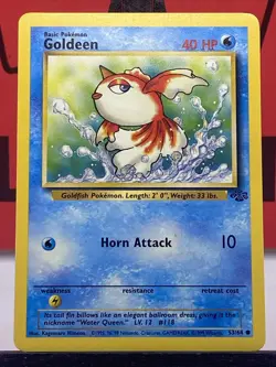 Goldeen 53/64 Jungle WOTC Pokemon TCG Regular Common 1999 LP - Image 3