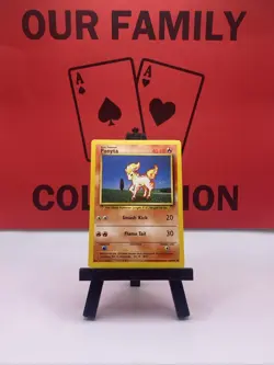 Ponyta 60/102 Base Set WOTC Pokemon TCG Regular Common 1999 MP - Image 1
