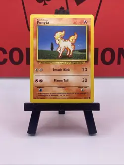 Ponyta 60/102 Base Set WOTC Pokemon TCG Regular Common 1999 MP - Image 2