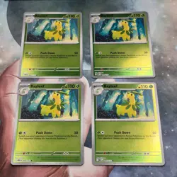4x Bayleef 009/132 Reverse Holo Mega Evolution Pokemon TCG Near Mint Playset - Image 1