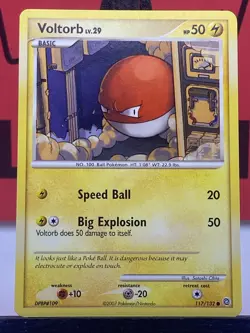 Voltorb 117/132 Secret Wonders Pokemon TCG Regular Common 2007 VLP - Image 3