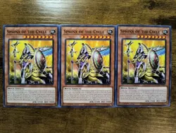 3x Sphinx of the Cycle DOOD-EN028 Common Doom Of Dimensions Yugioh NM - Image 1