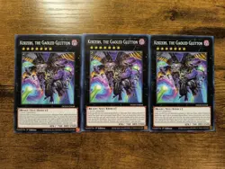 3x Kerzebs, the Gaoled Glutton DOOD-EN048 Common Doom Of Dimensions Yugioh NM - Image 1