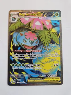 Pokemon TCG Mega Venusaur EX 155/132 Mega Evolution ENGLISH Pokemon Card - Image 1