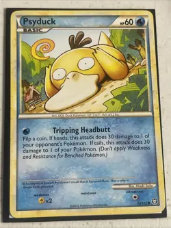 Pokemon TCG Psyduck 74/102 Triumphant card - Image 1