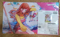 One Piece Official Nami & Zeus Playmat & Promo Card set Bandai Fes From JP F/S - Image 1