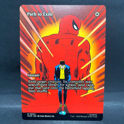 2025 MTG MARVEL'S SPIDER-MAN BORDERLESS PATH TO EXILE 0004 (MYTHIC) - Image 1