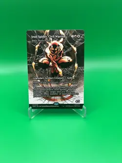 MTG Spiderman-Iron Spider, Civil Warrior 0039 (Borderless) NM - Image 1