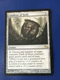 Cauldron Of Souls X1 Shadowmoor Ex Condition See Pics Front Back - Image 1