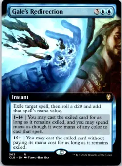 Gale's Redirection (Extended Art) - Commander Legends: Battle for Baldur's Gate - Image 1