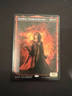 Goddric, Cloaked Reveler Game Day & Store Championship Promos Foil - Image 1