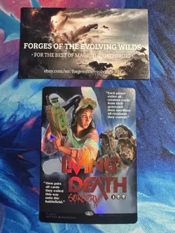 Living Death Borderless Foil Commander: Duskmourn House of Horror - Image 1