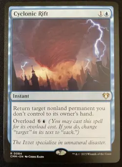 Cyclonic Rift Commander Masters Regular NM - Image 1